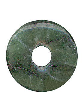 Prasem-Donat, ca. 3 cm