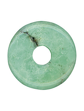 Chrysopras-Donat, Ø 3 cm