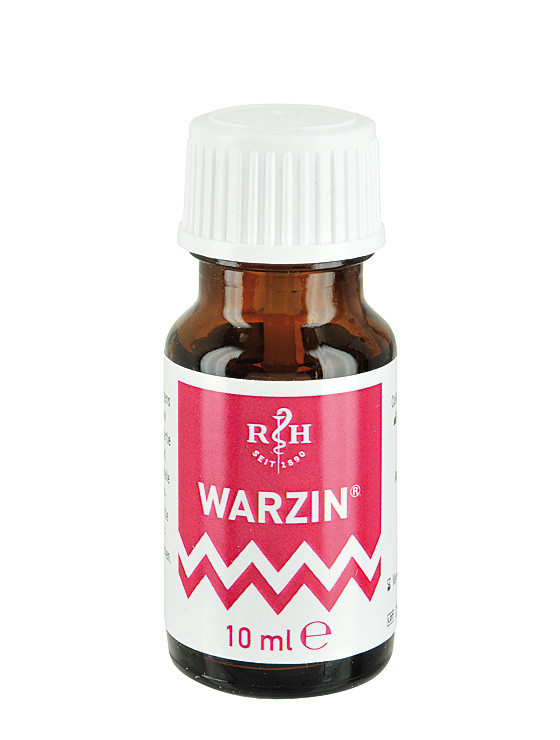 Warzin - Tinktur für lästige Warzen und Hühneraugen, 10 ml