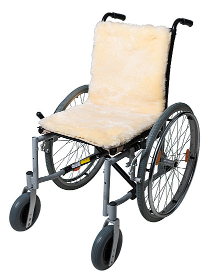 Lammfell-Stuhlauflage, 84 x 42 cm