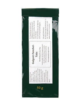 Galgant-Fenchel-Tabs Nachfüllpackung, 50 g