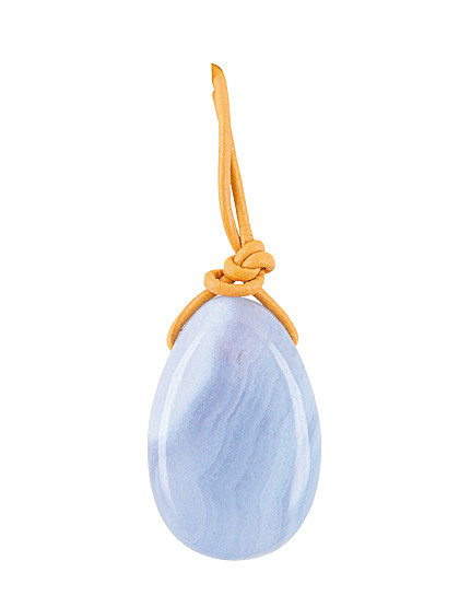 Chalzedon-Trommelstein, ca. 3 cm