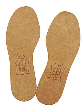 Dachsleder-Schuheinlage, Gr. 44-45