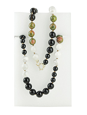 Edelstein-Stresslesskette, 45 cm