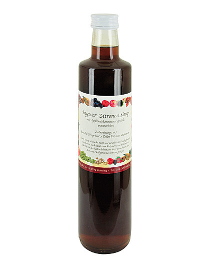 Ingwer-Zitronensirup, 500 ml