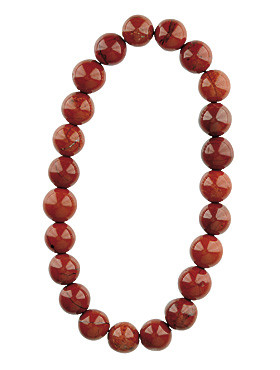 Roter-Jaspis-Armband, 18/8 mm