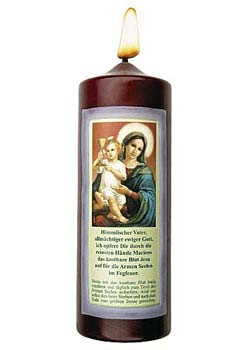 Kostbare Blut Kerze, 7 x 20 cm