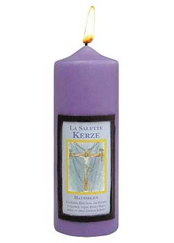 La Salette-Kerze, 7 x 20 cm