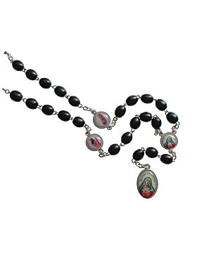 Fünf-Wunden-Rosenkranz, 30 cm