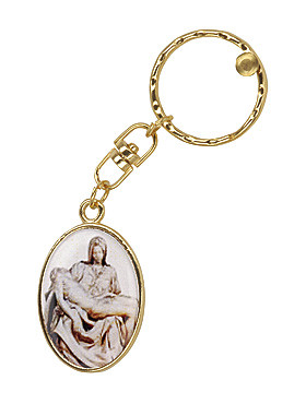 Pieta-Schlüsselanhänger, 9 cm
