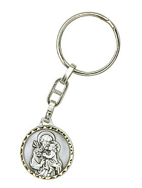 Heiliger Josef-Schlüsselanhänger