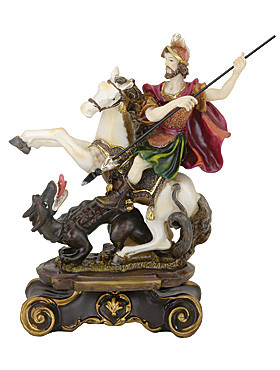 Heilige Georg-Statue, 18 cm