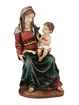Maria und Jesukind-Statue, 20 cm