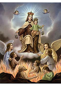 Arme Seelen-Bild,  20 x 26 cm