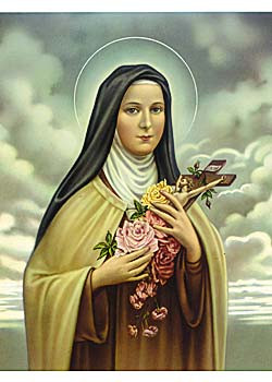 Heilige Therese-Bild,  20 x 26 cm