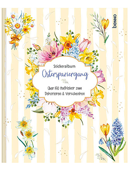 Osterspaziergang-Stickerheft, 8 Seiten