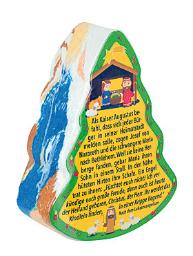 Zauberhandtuch Christbaum, 30 x 30 cm