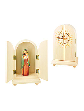 Hausaltar aus Holz, 10 x 19 cm