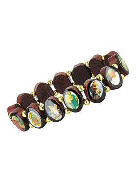 Armband mit Heiligenbildern oval,  Ø 6 cm