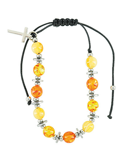 Rosenkranz-Armband, handgeknüpft