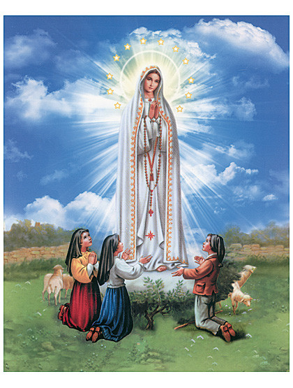 Fatima-Bildikone, 20 x 25 cm