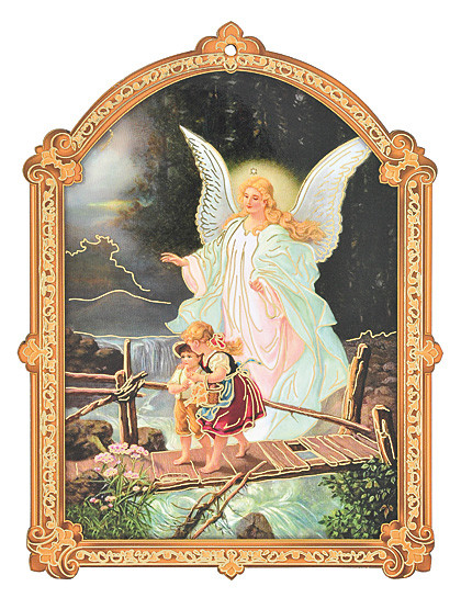 Schutzengeltafel, 11 x 15 cm