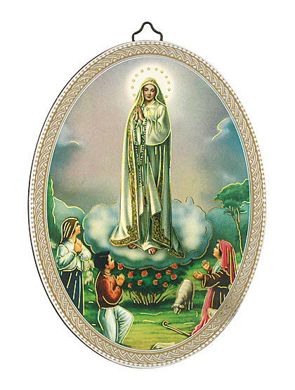 Muttergottes von Fatima, 10,5 x 14 cm.