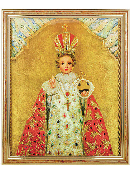 Prager Jesuskind-Bild, 23 x 28 cm