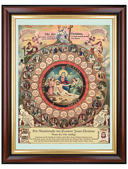 Die Stundenuhr der Passion Jesus Christus