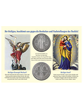 Benedikt-Tafel,  30 x 21 cm