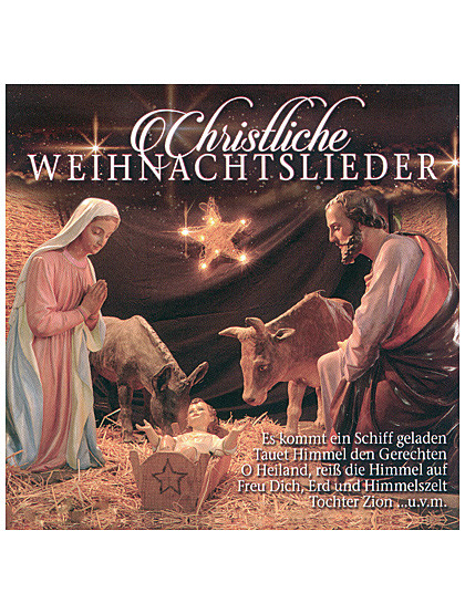 Christliche Weihnachtslieder, CD, 55 Min.