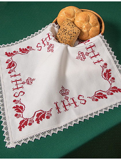 Weihkorbdecke Jericho, 45 x 45 cm