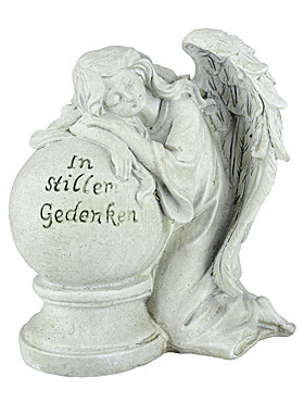 Engel-Statue - In stillem Gedenken, 17 cm