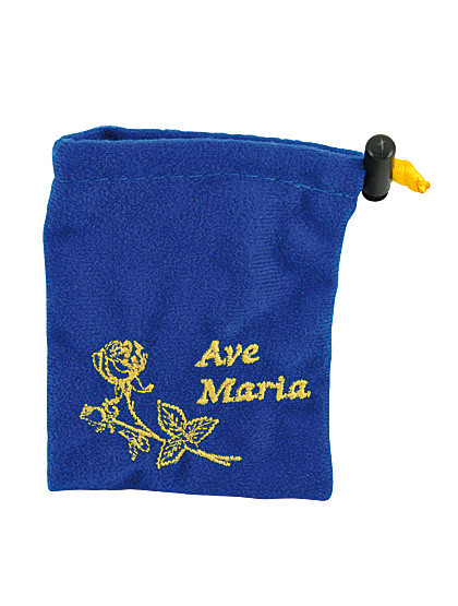 Stoffetui Ave Maria, 9,5 x 7 cm