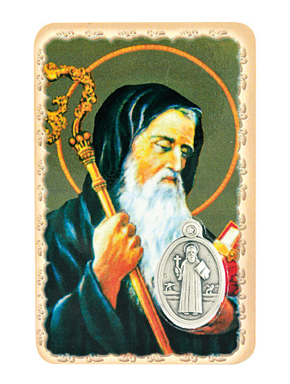 Benedikt-Schutzkärtchen, 5 x 8 cm