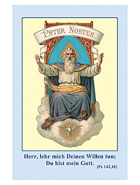 Herr, lehre mich deinen Willen-Gebetszettel, 4-seitig