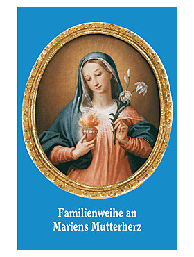 Familienweihe, Gebetszettel, 4-seitig