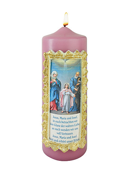 Heiligen Familie-Kerze, 7 x 20 cm