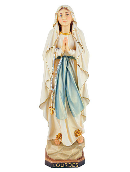 Lourdes-Madonna, Holzschnitzkunst, 23 cm