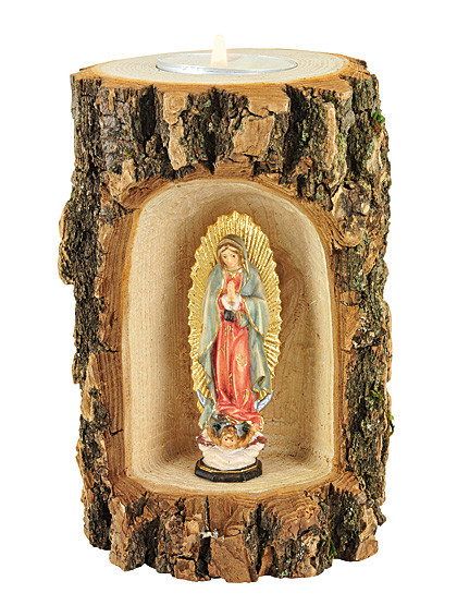 Madonna von Guadalupe, Holzschnitzkunst, 13 cm