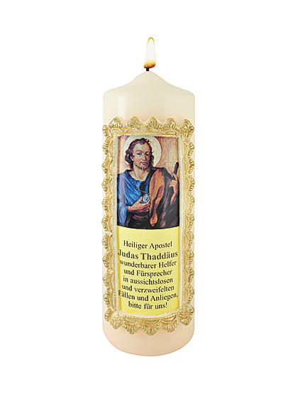 Heiliger Judas Thaddäus-Kerze, 7 x 20 cm