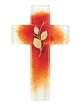 Kreuz aus Glas, 12 x 20 cm
