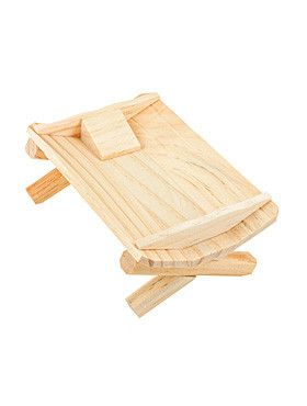 Krippe aus Holz, 19 x 12,5 x 9