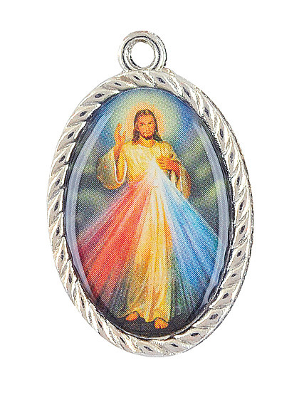 Barmherziger Jesus  Medaille, Ø 2,5 cm