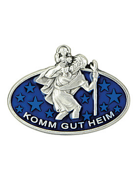 Magnethalter Hl. Christophorus, 4,5 x 3,5 cm