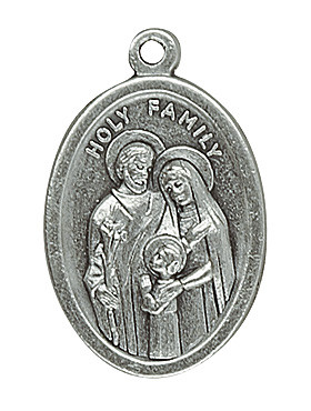 Medaille - Hl. Familie/Hl. Geist, Ø 2 cm