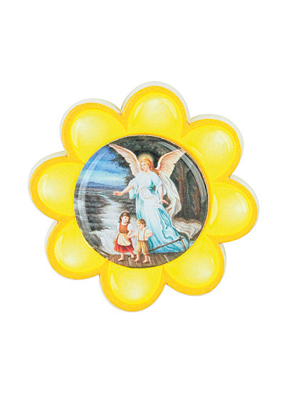 Hl. Schutzengel-Plakette, Ø 3,5 cm