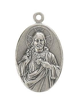 Herzjesu-Medaille, Ø 2 cm