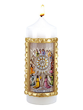 Namen Jesu-Kerze, 6 x 16 cm