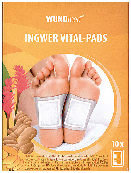 Ingwer Vital-Pads, 10 Stück